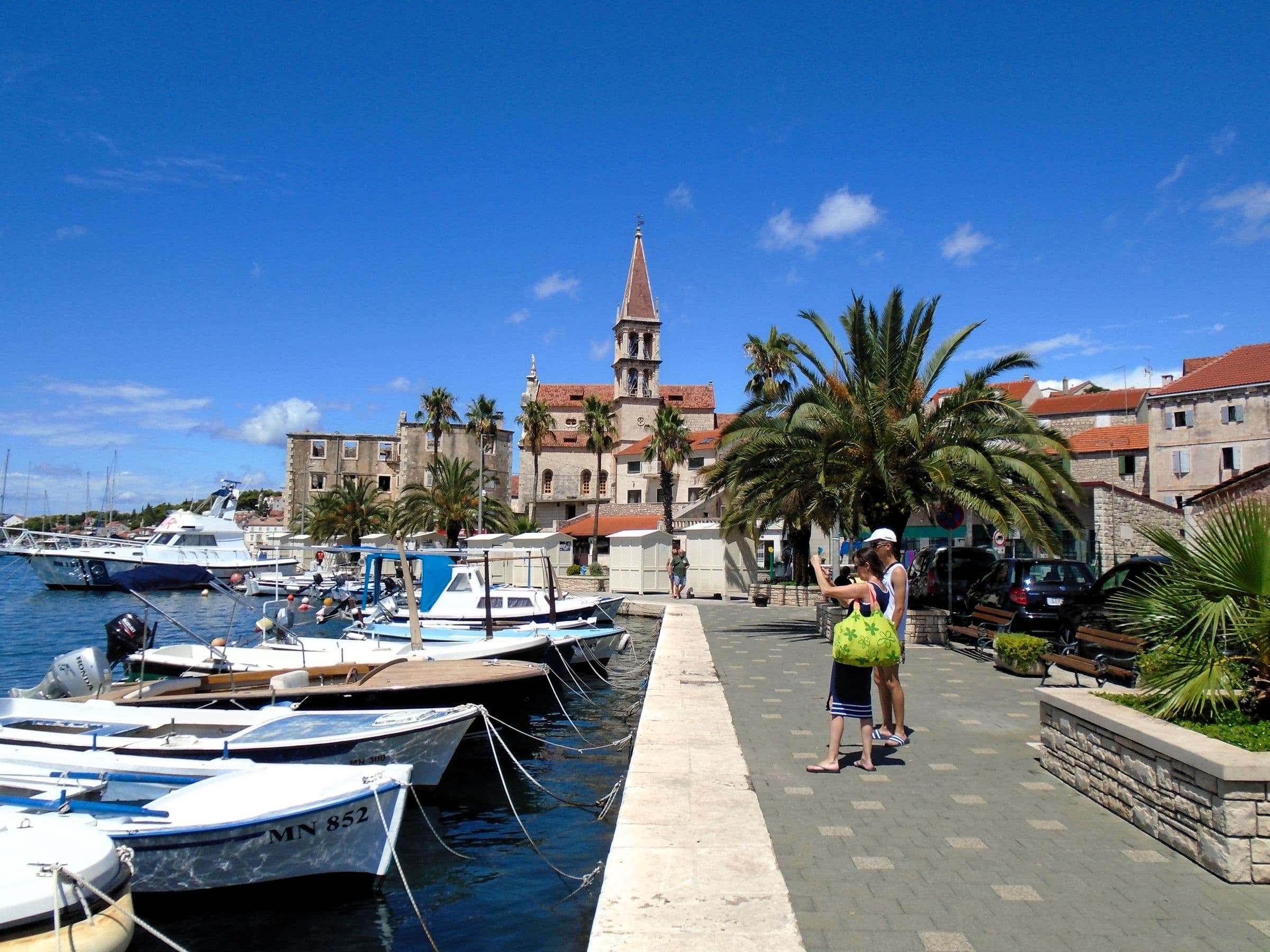 Split Airport → Milna, Brač
